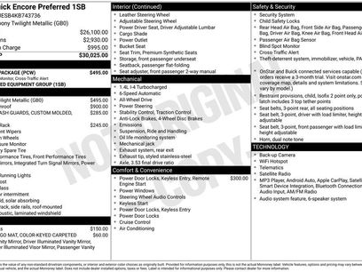 Used 2019 Buick Encore Preferred w/ Safety Package