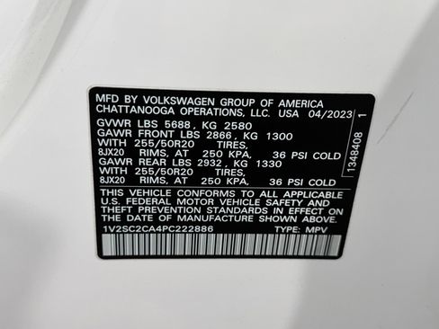 Used 2023 Volkswagen Atlas Cross Sport SEL R-Line image 37