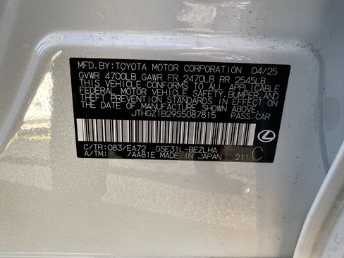 Certified 2025 Lexus IS 350 F Sport image 51