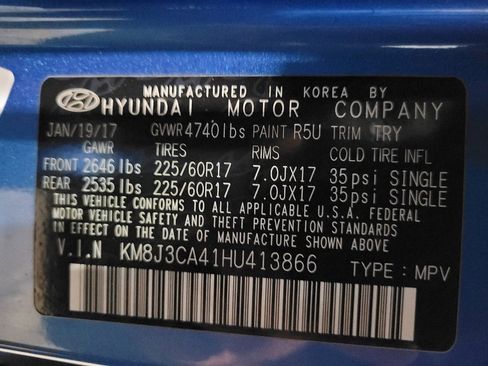 Used 2017 Hyundai Tucson SE w/ SE Popular Package 02 AWD/4WD image 33