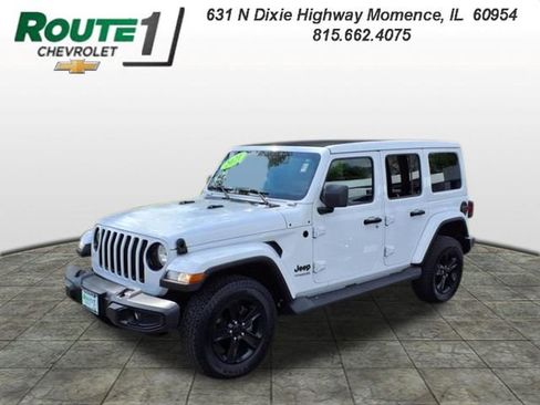 Used 2021 Jeep Wrangler Unlimited Sahara AWD/4WD image 1