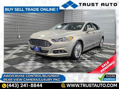 Used 2016 Ford Fusion SE w/ Equipment Group 202A