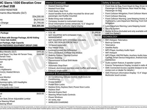 Used 2022 GMC Sierra 1500 Elevation AWD/4WD image 2