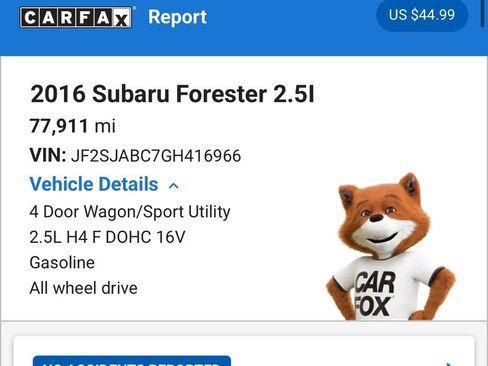 Used 2016 Subaru Forester 2.5i w/ Alloy Wheel Package image 5