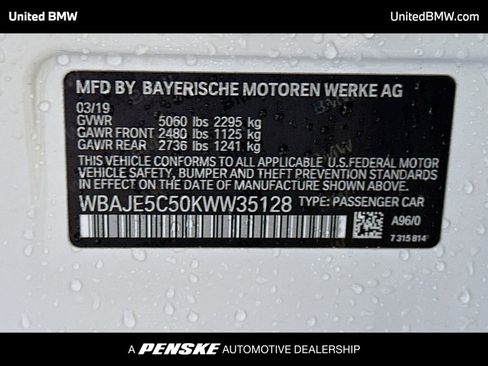 Used 2019 BMW 540i RWD image 15