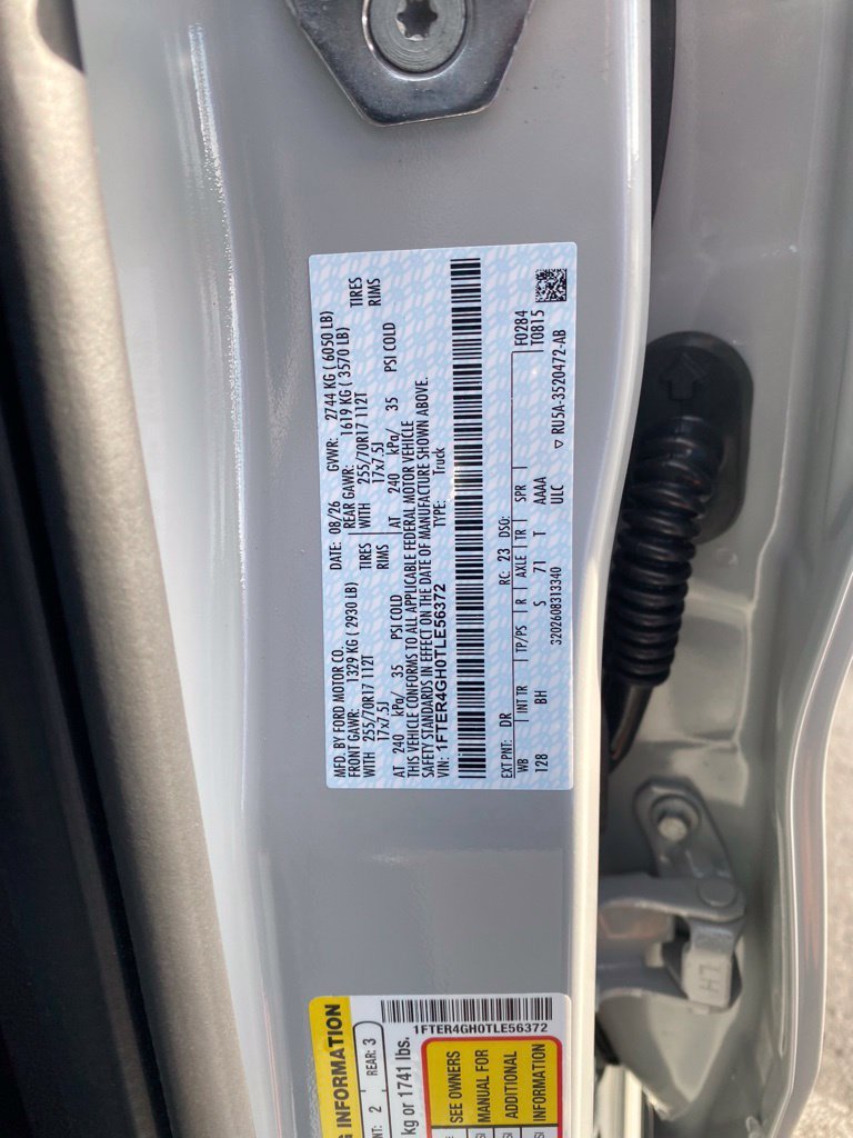New 2026 Ford Ranger XLT w/ Equipment Group 301A High RWD image 18