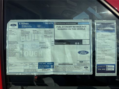 New 2026 Ford E-350 and Econoline 350 Super Duty w/ Power Equipment Group RWD image 16