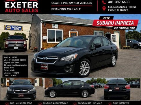 Used 2012 Subaru Impreza 2.0i Premium w/ All-Weather Pkg AWD/4WD image 1