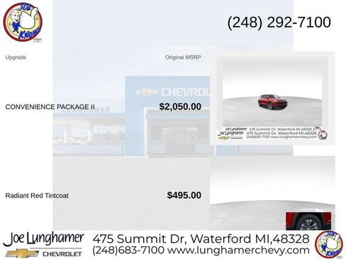 New 2026 Chevrolet Equinox LT w/ Convenience Package II FWD image 8