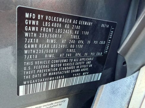 Used 2014 Volkswagen Tiguan S FWD image 35