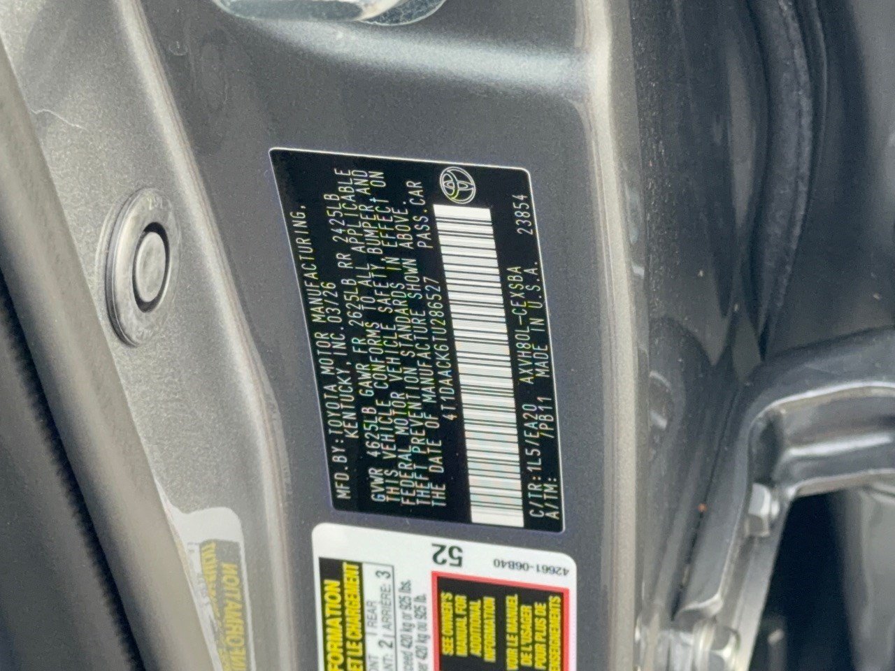 Used 2026 Toyota Camry SE FWD image 32