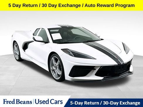 Certified 2022 Chevrolet Corvette Stingray Premium Conv w/ Z51 Performance Package RWD image 1