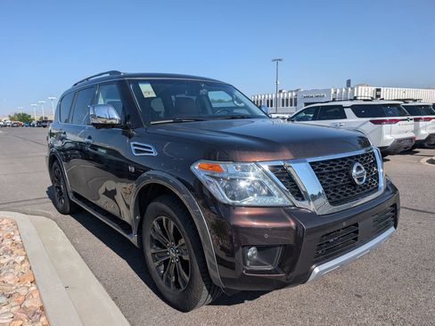 Used 2017 Nissan Armada Platinum w/ Captain Seat Package AWD/4WD image 4