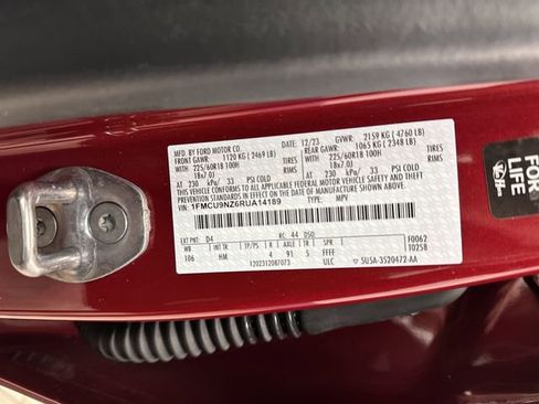 Used 2024 Ford Escape ST-Line Select w/ Tech Pack #2 image 37