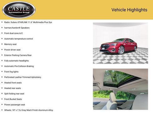 Certified 2024 Subaru Legacy Limited AWD/4WD image 4