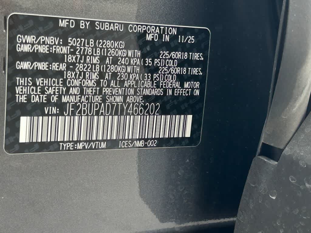 Certified 2026 Subaru Outback Premium AWD/4WD image 21