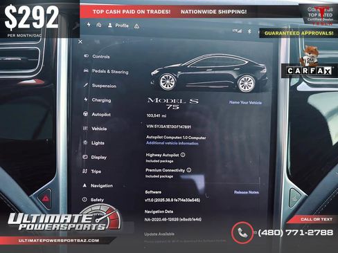 Used 2016 Tesla Model S 75 RWD image 28