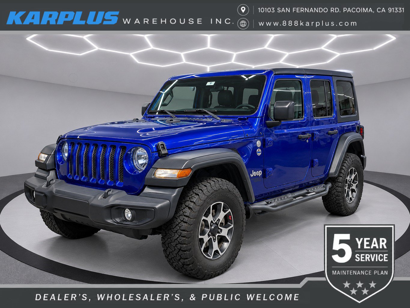 Used 2018 Jeep Wrangler Unlimited Sport AWD/4WD image 1