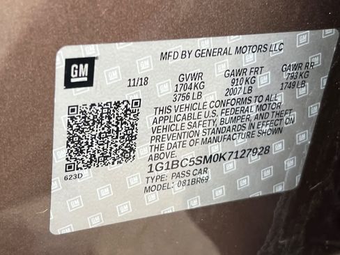 Used 2019 Chevrolet Cruze LS FWD image 30