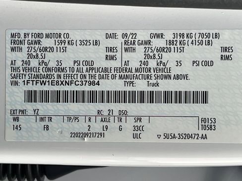 Used 2022 Ford F150 XLT w/ Equipment Group 302A High image 68