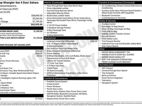 Used 2023 Jeep Wrangler Unlimited Sahara w/ Cold Weather Group AWD/4WD image 17
