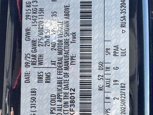 New 2025 Ford F150 STX w/ Equipment Group 200A image 13