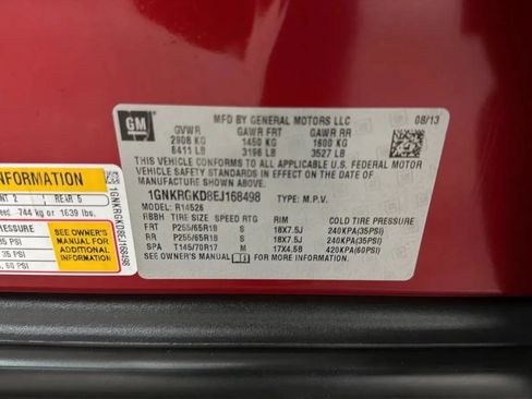 Used 2014 Chevrolet Traverse LT w/ LPO, 'HIT The Road' Package FWD image 24