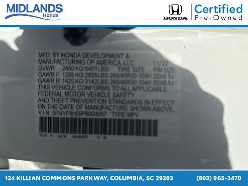 Certified 2023 Honda Passport EX-L image 31