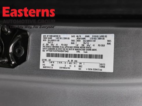 Used 2019 Ford F150 Lariat w/ Equipment Group 502A Luxury RWD image 36