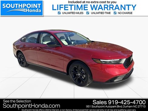 New 2025 Honda Accord SE image 1
