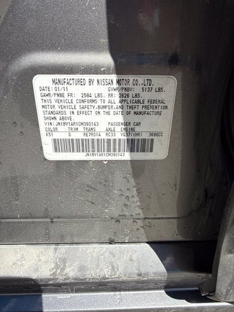 Used 2012 INFINITI M37 x w/ Premium Pkg AWD/4WD image 9