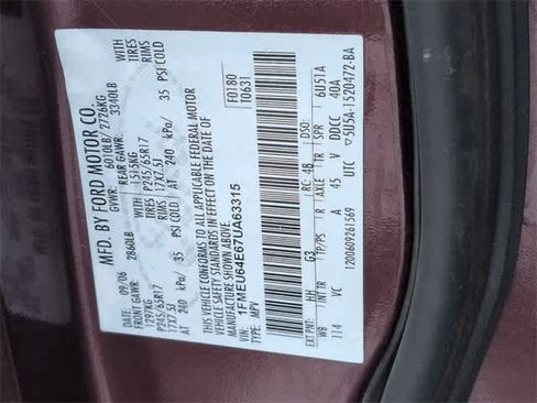 Used 2007 Ford Explorer Eddie Bauer image 31