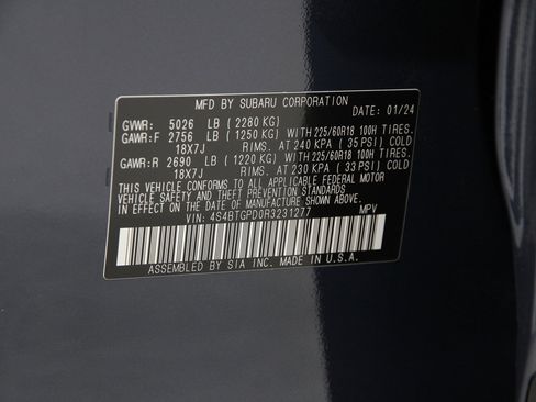 Used 2024 Subaru Outback Touring XT image 22