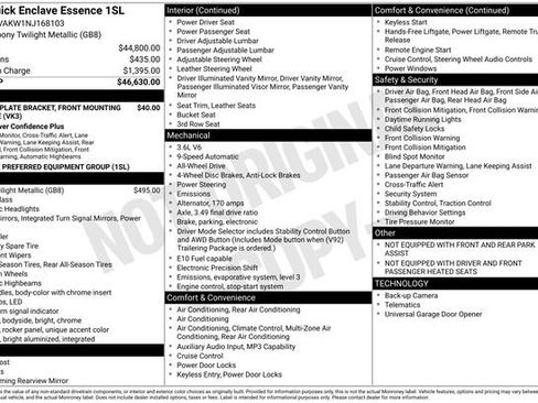 Used 2022 Buick Enclave Essence image 11