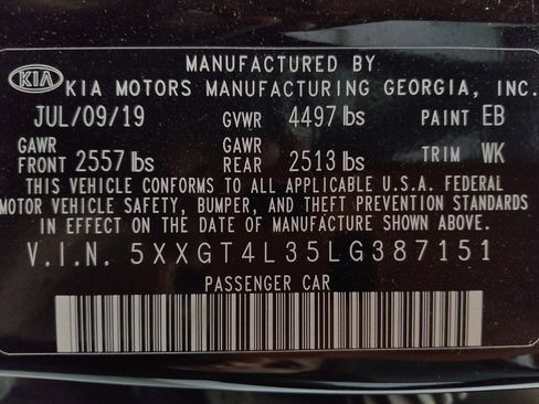 Used 2020 Kia Optima LX FWD image 33