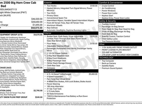 Used 2021 RAM 2500 Big Horn w/ Level B Equipment Group image 6