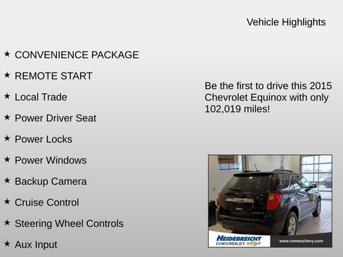 Used 2015 Chevrolet Equinox LT w/ Driver Convenience Package image 6