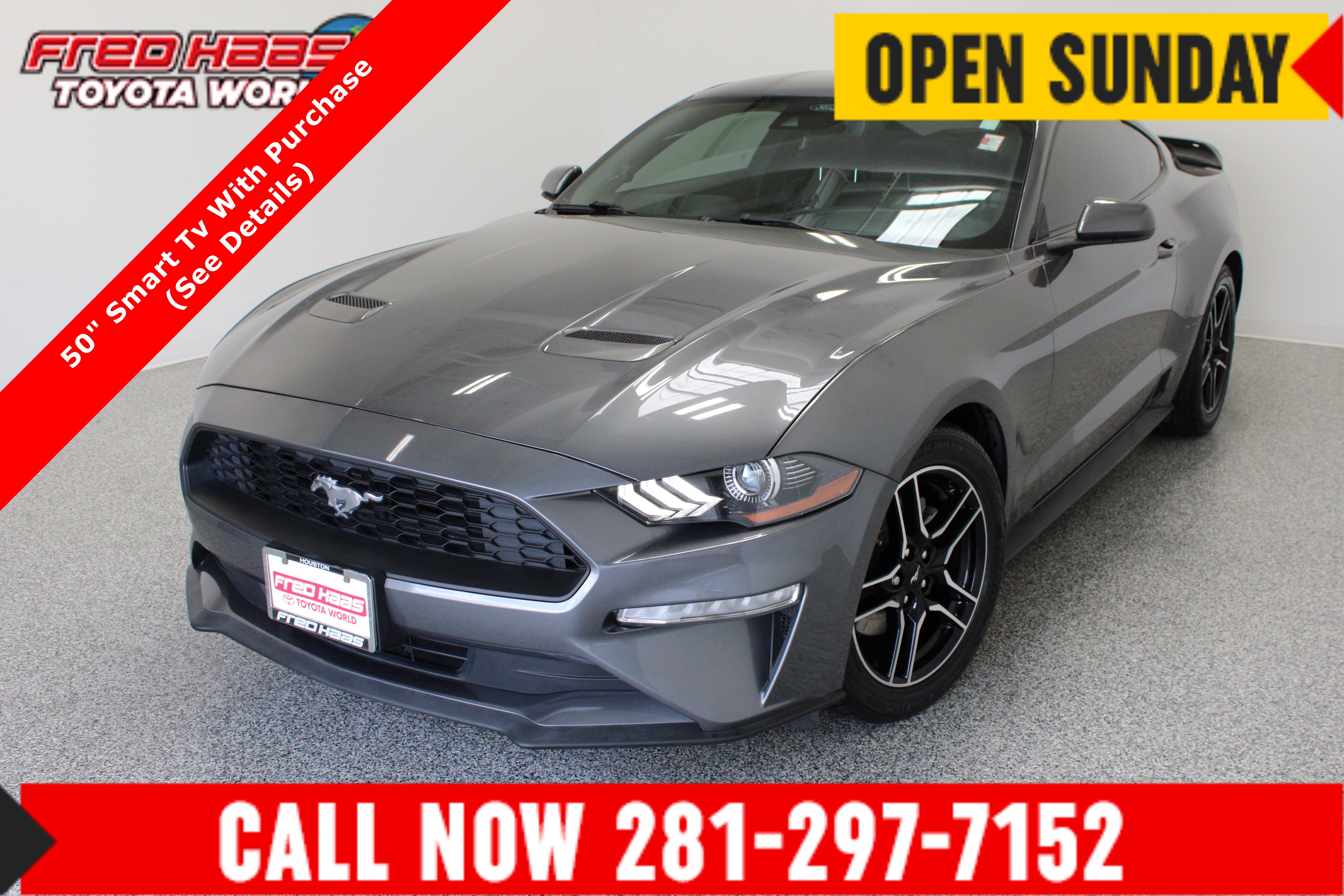 Used 2021 Ford Mustang Coupe w/ Equipment Group 101A RWD image 1