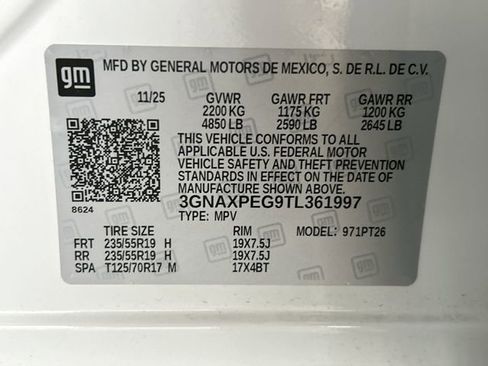 New 2026 Chevrolet Equinox LT AWD/4WD image 33