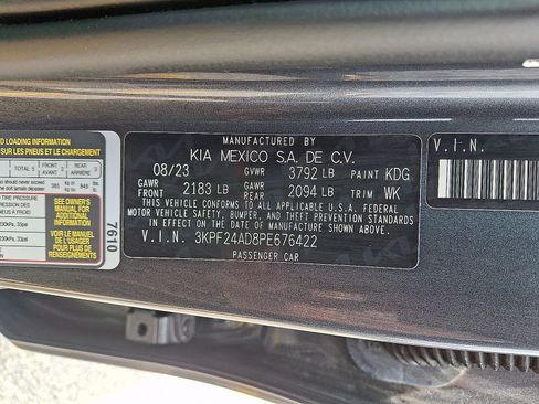 Certified 2023 Kia Forte LXS FWD image 24