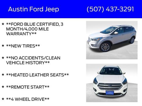 Certified 2017 Ford Escape Titanium w/ Canadian Touring Package image 7