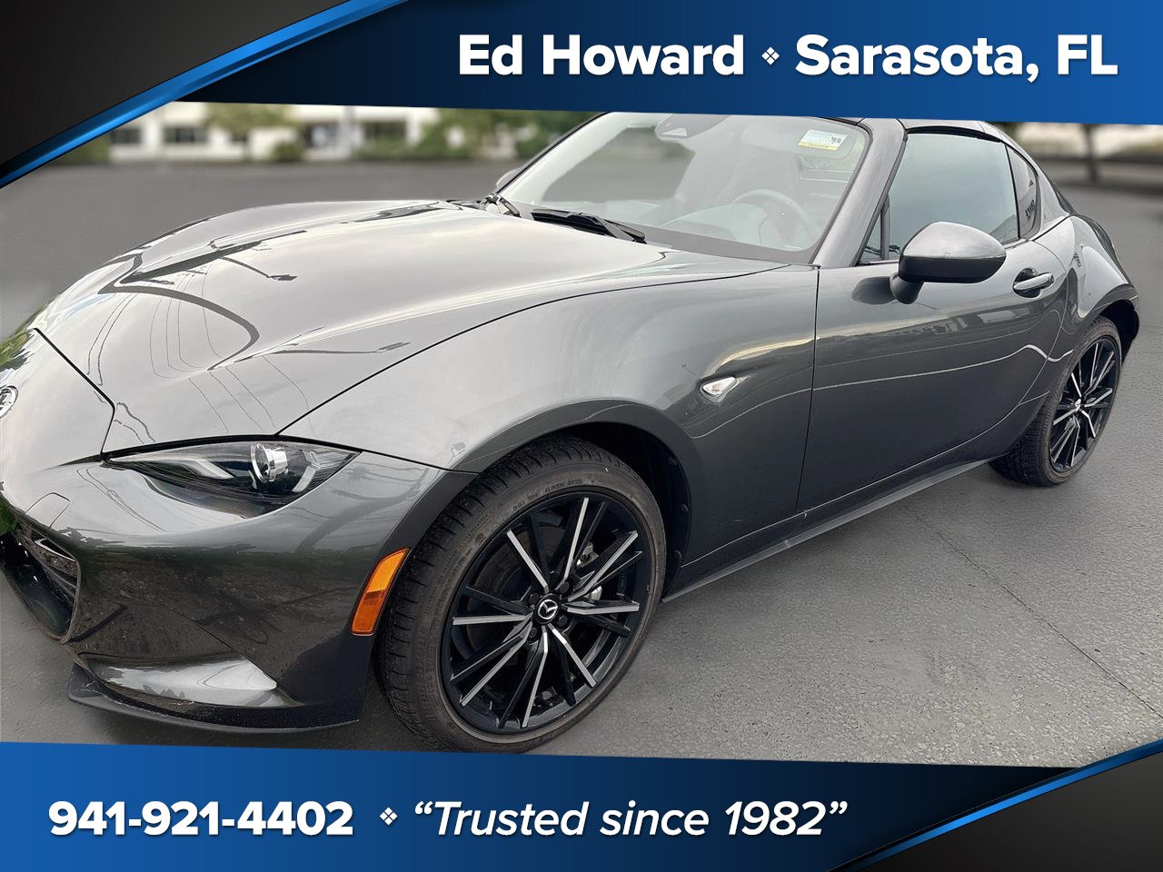 Used 2025 MAZDA MX-5 Miata RF Grand Touring w/ Weather Package RWD image 1