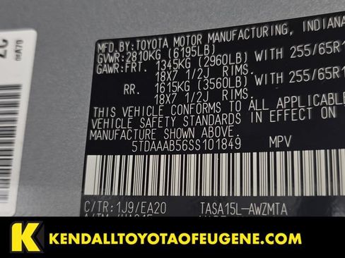 Certified 2025 Toyota Grand Highlander AWD image 10