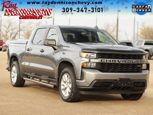 Used 2021 Chevrolet Silverado 1500 Custom w/ LPO, Dark Essentials Package image 1