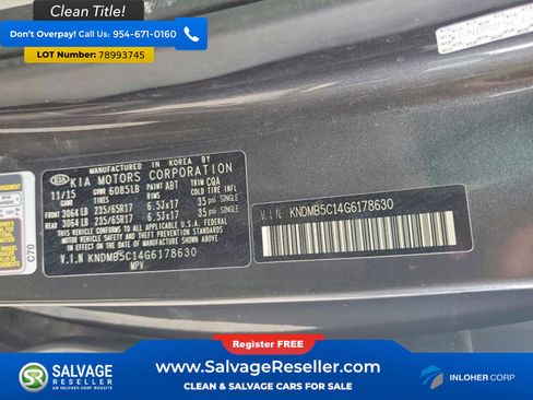 Used 2016 Kia Sedona LX w/ LX Convenience Package FWD image 17