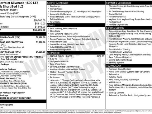 Used 2023 Chevrolet Silverado 1500 LTZ w/ LTZ Premium Package AWD/4WD image 1