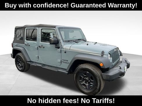 Used 2015 Jeep Wrangler Unlimited Sport w/ Quick Order Package 24S AWD/4WD image 1