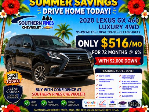 Used 2020 Lexus GX 460 Luxury w/ Luxury Sport Package AWD/4WD image 5