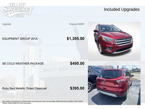 Used 2017 Ford Escape SE w/ Equipment Group 201A FWD image 11
