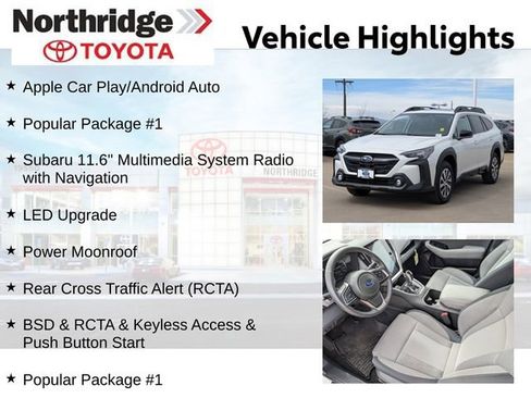 Used 2025 Subaru Outback Premium w/ Popular Package #1 AWD/4WD image 2